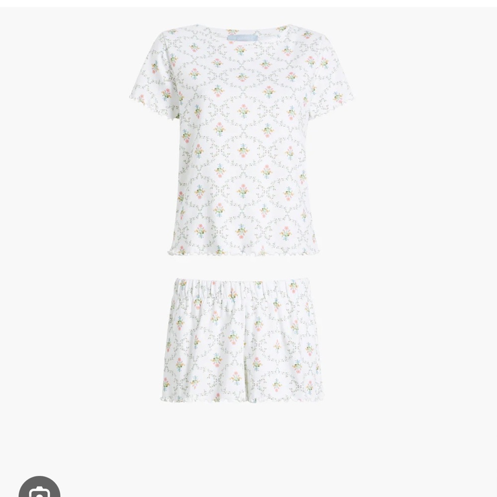 Hill House Nina Pajama Set - Pastel Trellis
